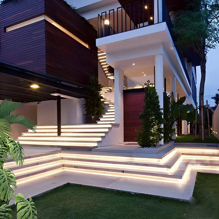 0.39'' Waterproof Recessed LED Under Tread Stair Lighting Modern Flexible Strip Light detail view 2
