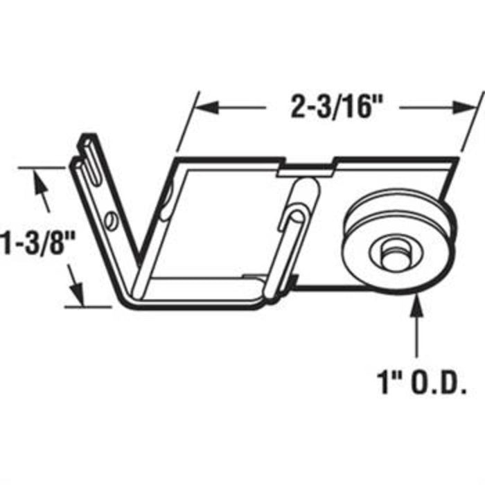 Patio Screen Door 1" Nylon Spring Tension Roller for International Doors - Reflect Window & Door