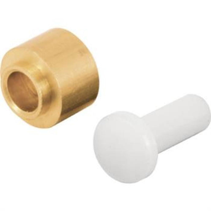 Sliding Window 11/32" Brass Replacement Roller with Axle Pin for Viking Series M70 Windows - Reflect Window & Door