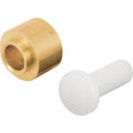 Sliding Window 11/32" Brass Replacement Roller with Axle Pin for Viking Series M70 Windows - Reflect Window & Door
