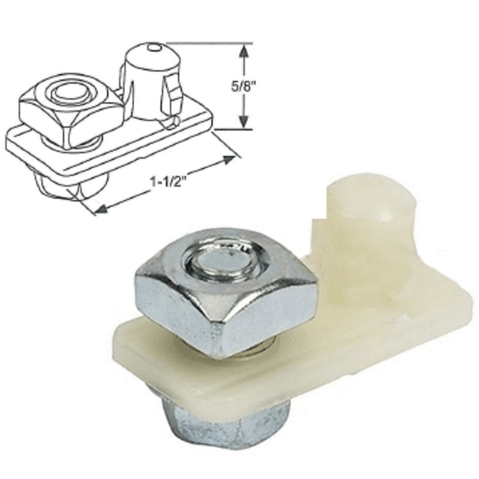 Bifold Closet/Wardrobe Door 1/2" Pivot Bracket for Peachtree Closet Doors - Reflect Window & Door