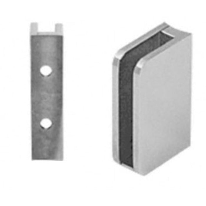 1/4" Right Hand Closed Bottom Post Glass Clip - Reflect Window & Door