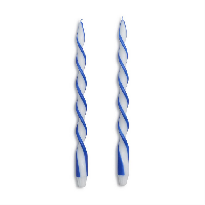 15.75" Twist & Glow Taper Candles - Set/2