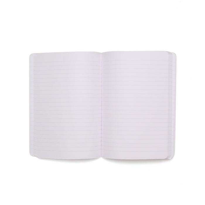 1951 A5 Lined Notebook - Black