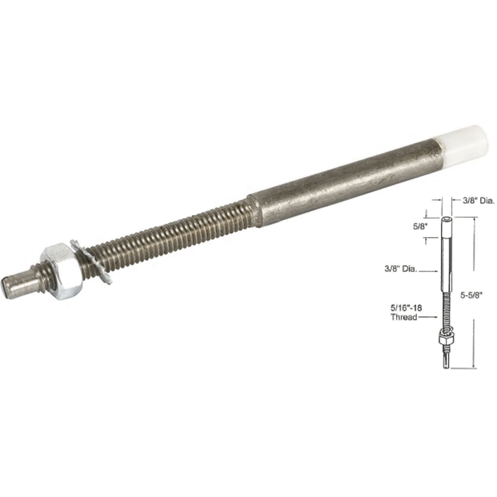 Closet/Wardrobe Bi-Fold Door 3/8" Bottom Pivot Pin for Kinkead Doors - Reflect Window & Door