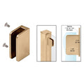 3/8" Top Flat Back Post Glass Clip - Reflect Window & Door