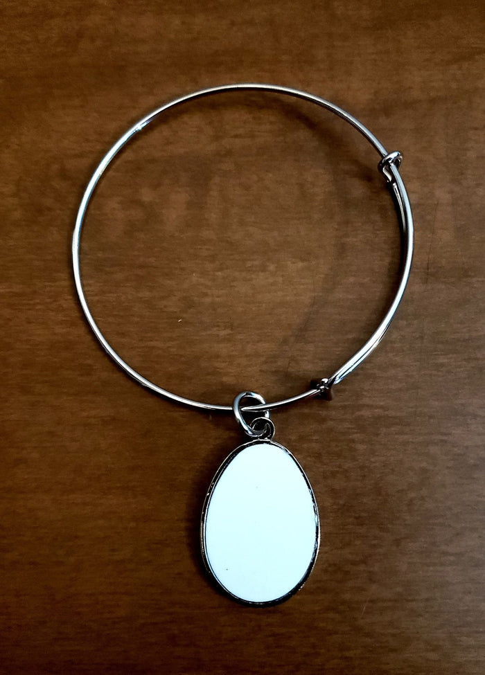 3pc oval jewerly set - neckalce - earrings - bracelet