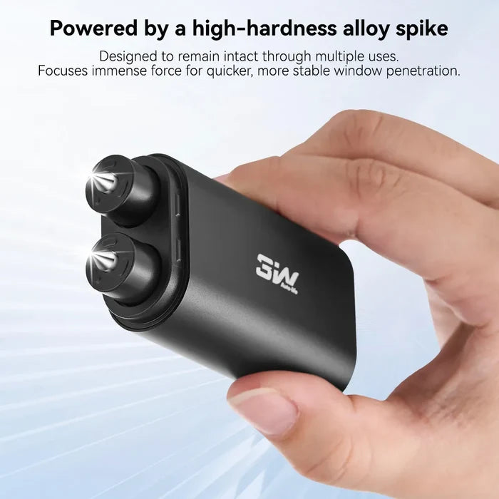 3W  2-in-1  Car Window Hammer Breaker & Seatbelt Cutter with Compact Dual-Head Design Car Accessories Convenient, practical, safe and reliable