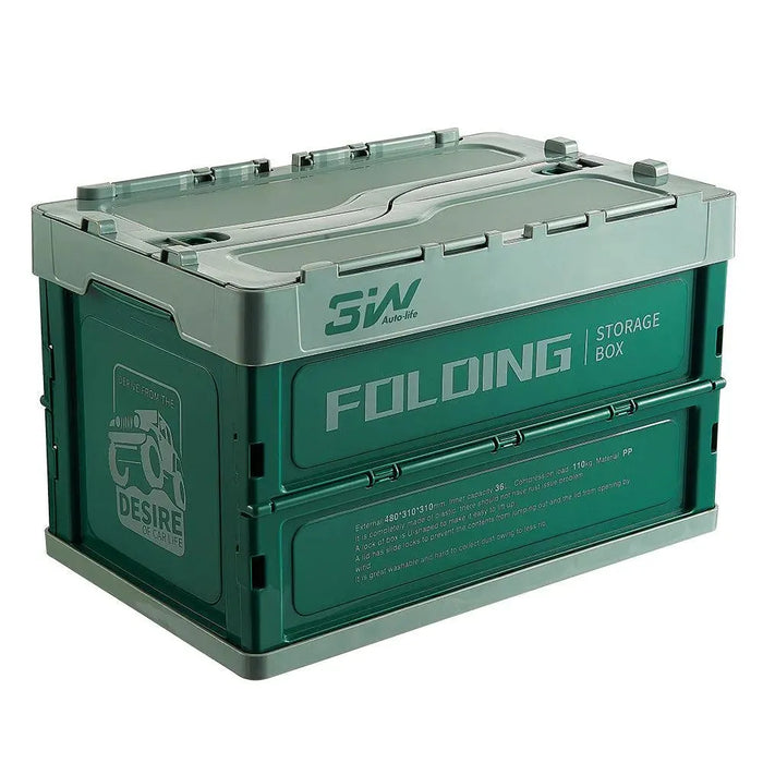 3W 36L Folding Storage Box  3Wliners Green