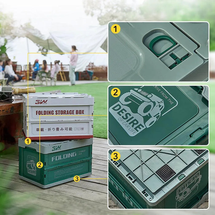 3W 36L Folding Storage Box  3Wliners