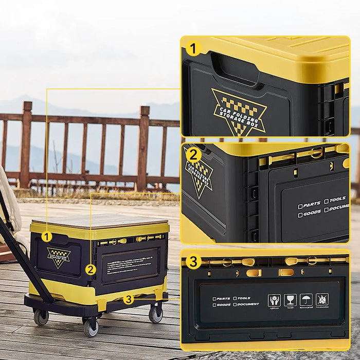 3W 50.5L Folding Storage Box  3Wliners