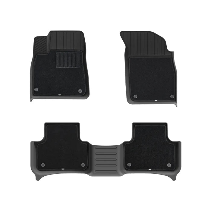 3W Audi Q8 SQ8 2019-2025 Custom Floor Mats Thorex™ All-Weather Protection - 3Wliners