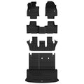 3W Custom Floor Mats Fit 2024 2025 Toyota Grand Highlander (Hybrid, 7-Seat) Thorex™ All-Weather Protection (with Trunk Subwoofer Only) - 3Wliners