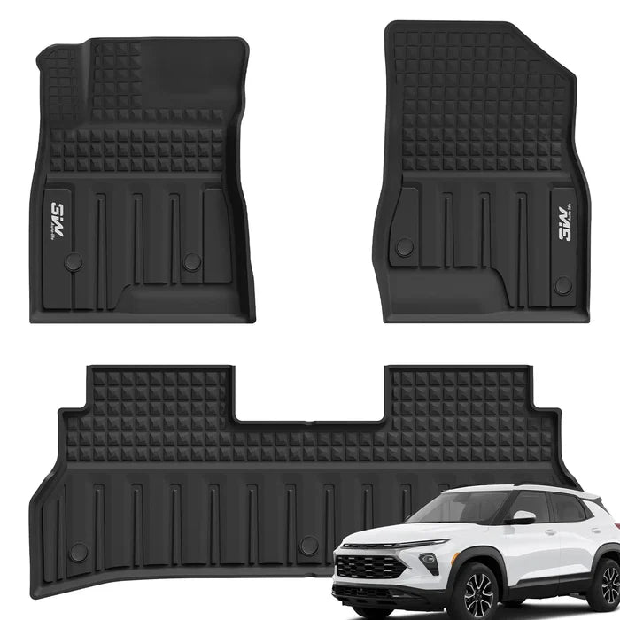 3W Custom Floor Mats for Chevy / Chevrolet Trax & Buick Envista 2024-2025 Thorex™ All-Weather Protection - 3Wliners