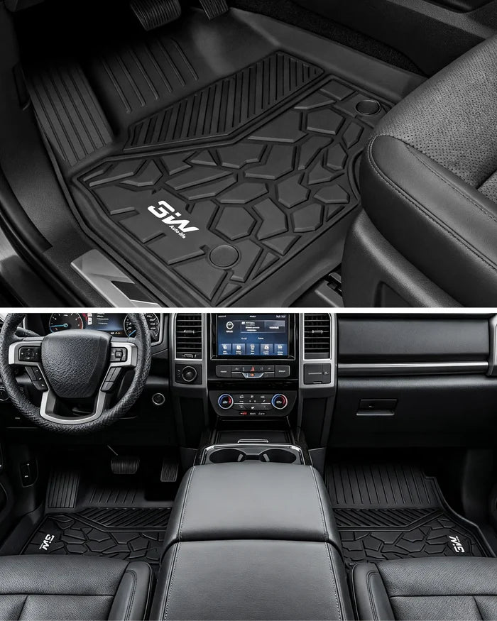 3W Ford Expedition Max 7 Seats 2025 Custom Floor Mats/ Crago Liner Thorex™ All-Weather Protection - 3Wliners