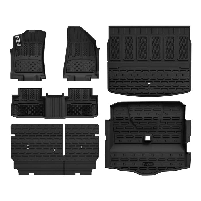 3W Jeep Cherokee 2026-2027 Custom Floor Mats / Trunk Mat / Seat Back Protector Thorex™ All-Weather Protection