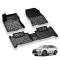 3W LEXUS RX 2016-2022 (RX350/RX450h) / 2018-2022 RXL (RX350L/450hL) Custom Floor Mats TPE Material & All-Weather Protection Vehicles & Parts 3Wliners 2016-2022 RX 2016-2022 1st&2nd Row Mats