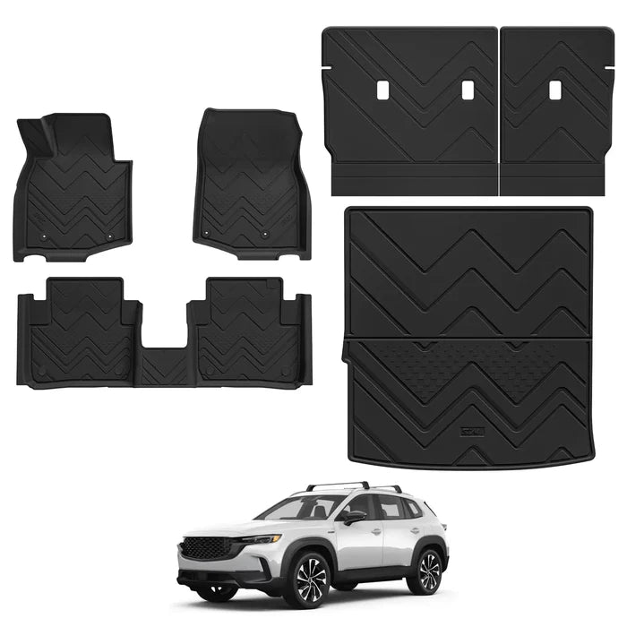 3W Mazda CX-50 Hybrid 2025-2026 Custom Floor Mats/ Cargo Liner/ Seat Back Protector Lumedge™ All-Weather Protection - 3Wliners