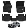 3W Floor Liner Fit for 2025 2026 Mazda CX-70 (Include PHEV), All Weather Protection TPE Heavy Duty Non-Slip Automotive CX70 Floor Liners Accessories, Black