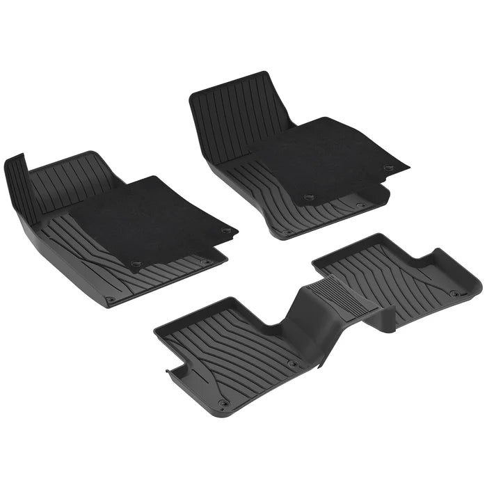 3W Mercedes-Benz CLA 2020-2024 Custom TPE Floor Mats with Double Layer Carpet & All-Weather Protection Vehicles & Parts Car Accessories