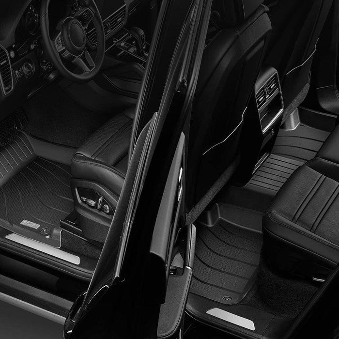 3W Porsche Cayenne 2019-2025 Custom Floor Mats TPE Material & All-Weather Protection Vehicles & Parts 3Wliners