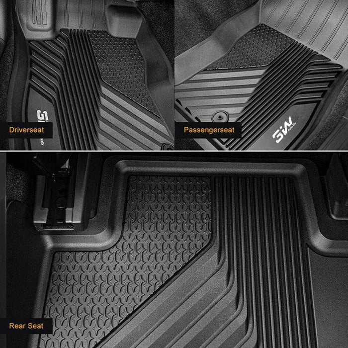 3W Subaru Forester 2019-2024 Custom Floor Mats TPE Material & All-Weather Protection Vehicles & Parts 3Wliners 2019-2024 Forester 2019-2024 1st&2nd Row Mats