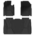3W Tesla Cybertruck 2023 2024 Custom Floor Mats / Trunk Mats / Bed Mat TPE Material & All-Weather Protection Vehicles & Parts 3Wliners 2023-2024 2023-2024 Tesla Cybertruck 1st&2nd Row Mats