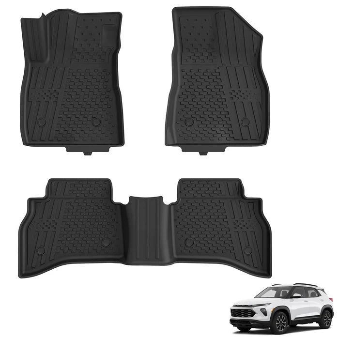 3W Thorex™ Floor Mats for Chevrolet Trailblazer (AWD Only) 2021-2026 All-Weather Protection - 3Wliners   Non-toxic &amp; Odorles    All-Weather Protection   Easy Installation