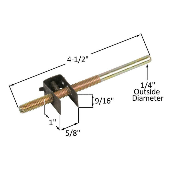 4 - 1/2" Pivot Rod for Bifold Doors - Reflect Window & Door