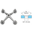 4 - Way Hand Rail Bracket - Reflect Window & Door