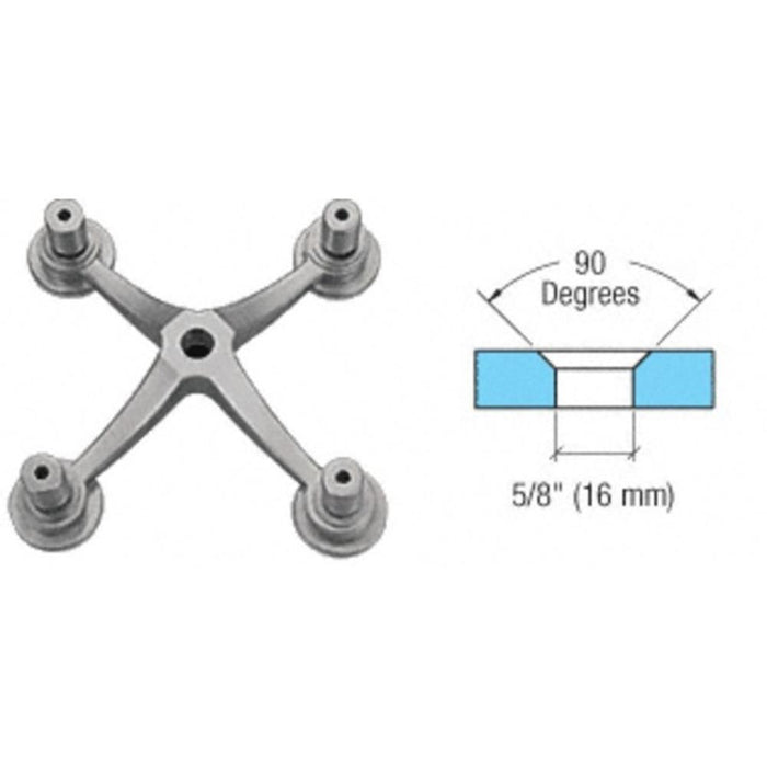4 - Way Hand Rail Bracket - Reflect Window & Door