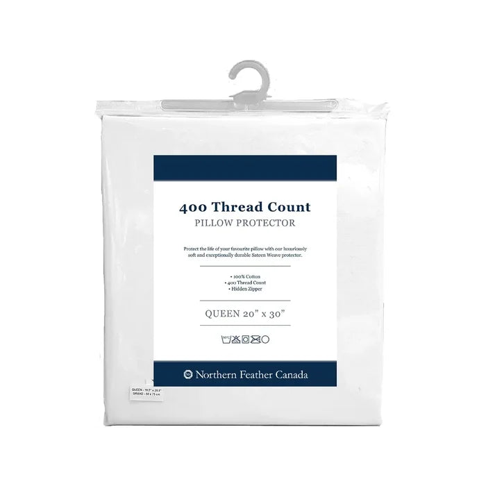 400 Thread Count Pillow Protector | Northern Feather Canada