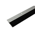 Anodized Aluminum Commercial Door Sweep with Durable Plastic Bristles – Weather Seal for Entry Doors - Reflect Window & Door