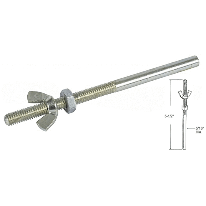 Bifold Closet/Wardrobe Door 5/16" Bottom Pivot Rod for Leigh Doors - Reflect Window & Door