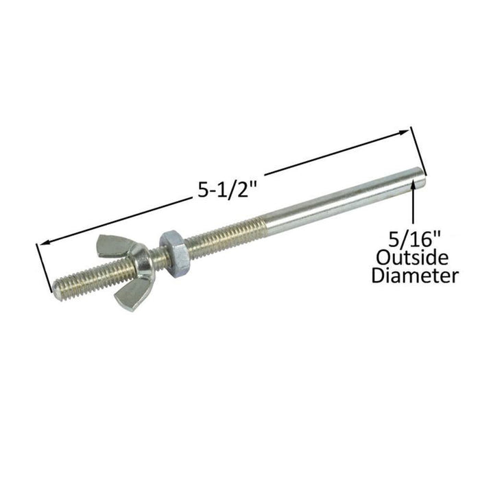 5/16" Bifold Door Bottom Pivot Rod for Leigh Doors - Reflect Window & Door