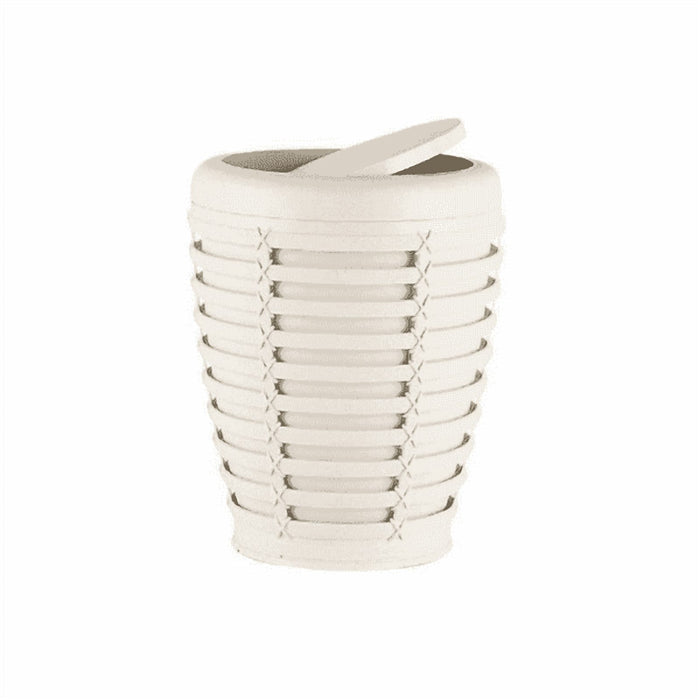 7 L Swing Lid Waste Bin for a Bedroom or Guest Bathroom, No Pedal