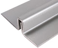 Door Security Astragal – Anodized Silver Steel Trim - Reflect Window & Door