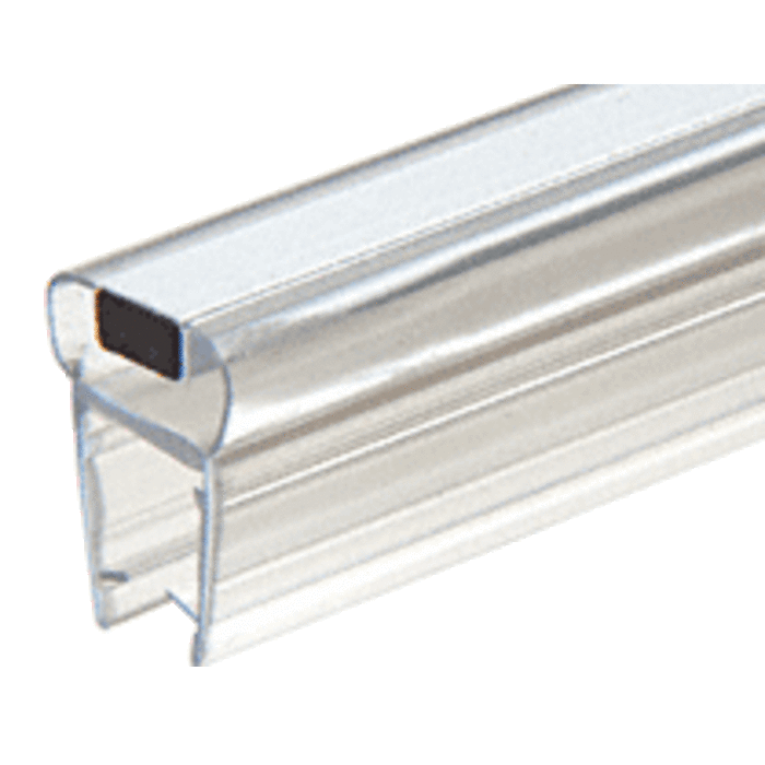 Swinging Shower Door 90 Degree Magnetic Profile for Glass-to-Glass fits 3/8" to 1/2" Glass - Reflect Window & Door