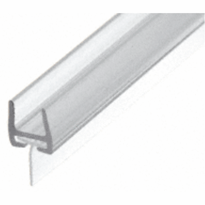 Swinging Shower Door Polycarbonate Bottom Rail With Wipe - 95" Long - Reflect Window & Door