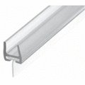 Swinging Shower Door Polycarbonate Bottom Rail With Wipe - 95" Long - Reflect Window & Door