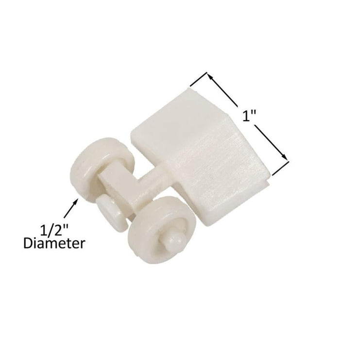 Acme Closet Door Roller with 1/2" Flat Edge Roller - Reflect Window & Door