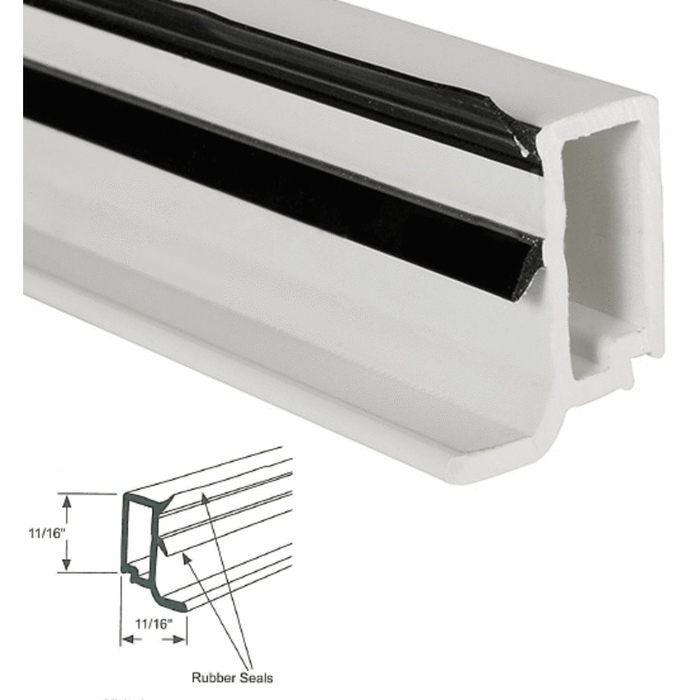 Residential PVC 11/16" x 11/16" Window Stop for Acrylon Windows - Reflect Window & Door