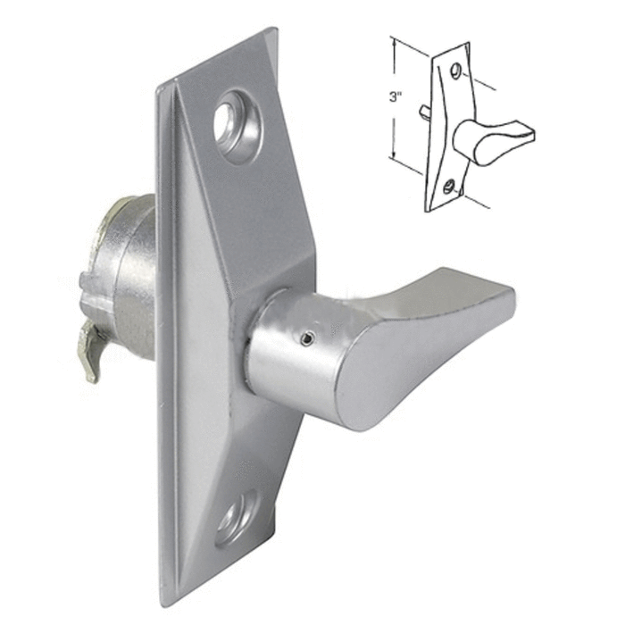 Adams Rite Latch Lock Short Style Handle c/w Cam for Commercial Doors - Reflect Window & Door