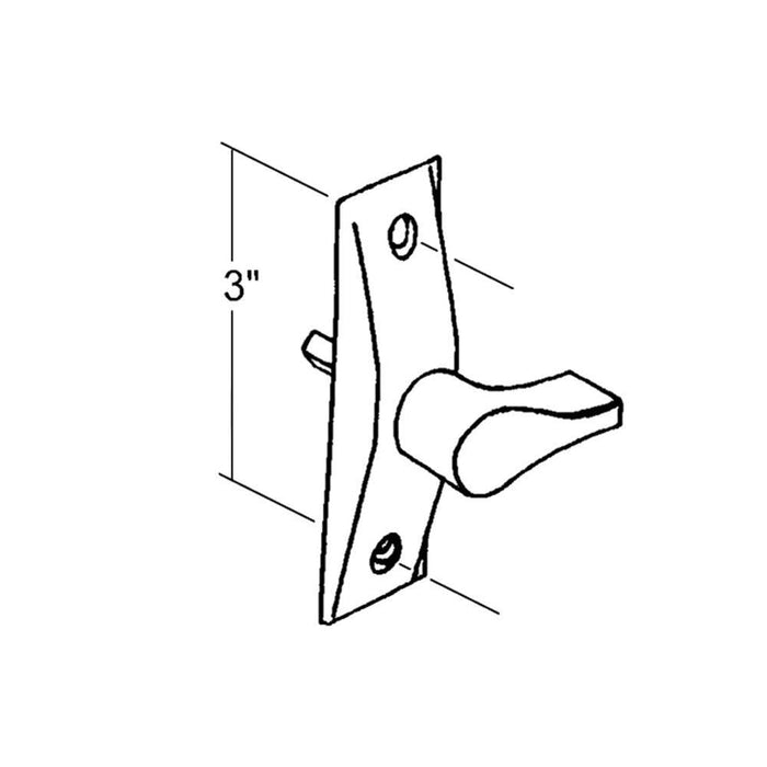 Adams Rite Heavy - Duty Short Style Latch Lock Handle for Commercial Doors - Reflect Window & Door
