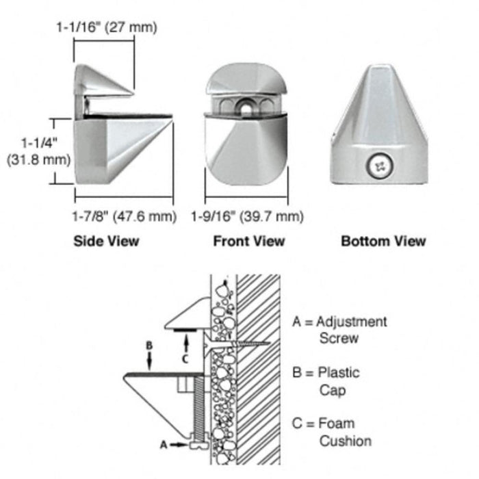 Adjustable Shelf Bracket - Reflect Window & Door