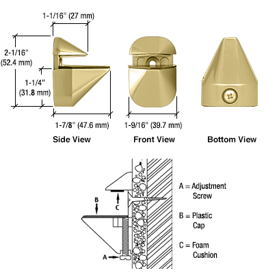 Adjustable Shelf Bracket - Reflect Window & Door