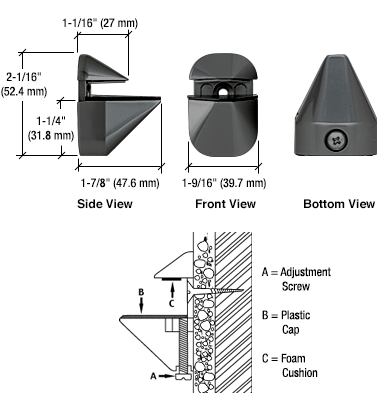 Adjustable Shelf Bracket - Reflect Window & Door