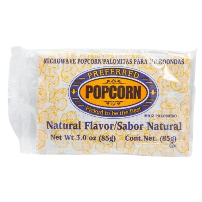 All Natural Flavored Microwave Popcorn | Pack of 12 | 3 oz | Preferred Popcorn