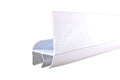 AluminArt Storm Doors L - Shaped Expander White Door Sweep – Durable Weatherstrip - Reflect Window & Door