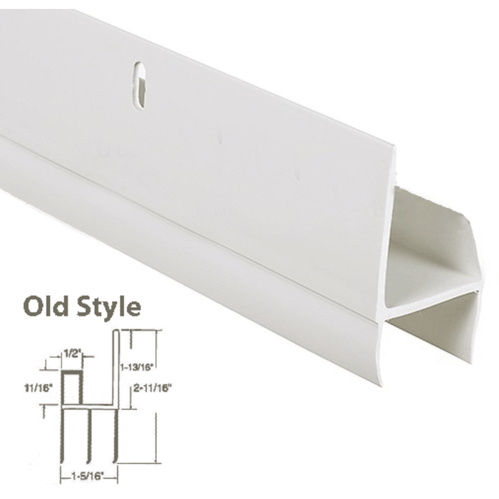 L-Shaped Expander Door Sweep for AluminArt Storm Doors - White - Reflect Window & Door